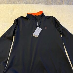 unisex Golf  1/4 zip up  kids size 12 new with tags